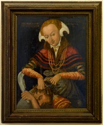 Dalila schneidet Samson die Haare ab
